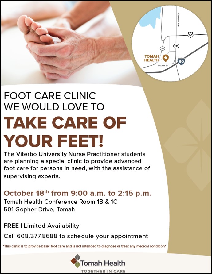 Tomah Health Partners on Foot Care Clinic Tomah Health