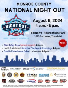 Tomah, WI; National Night Out 2024